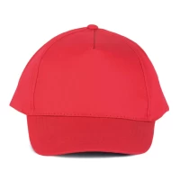 Sapca 5 panels BUMBAC 155g Rosu