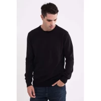 Pulover Bumbac LW9188 Negru