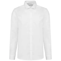Camasa Barbati maneca lunga Twill-KP506 Alb