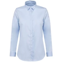 Camasa Femei maneca lunga Twill-PK507 Essential Light Blue
