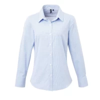 Camasa Femei GINGHAM-PR320 LightBlue/White